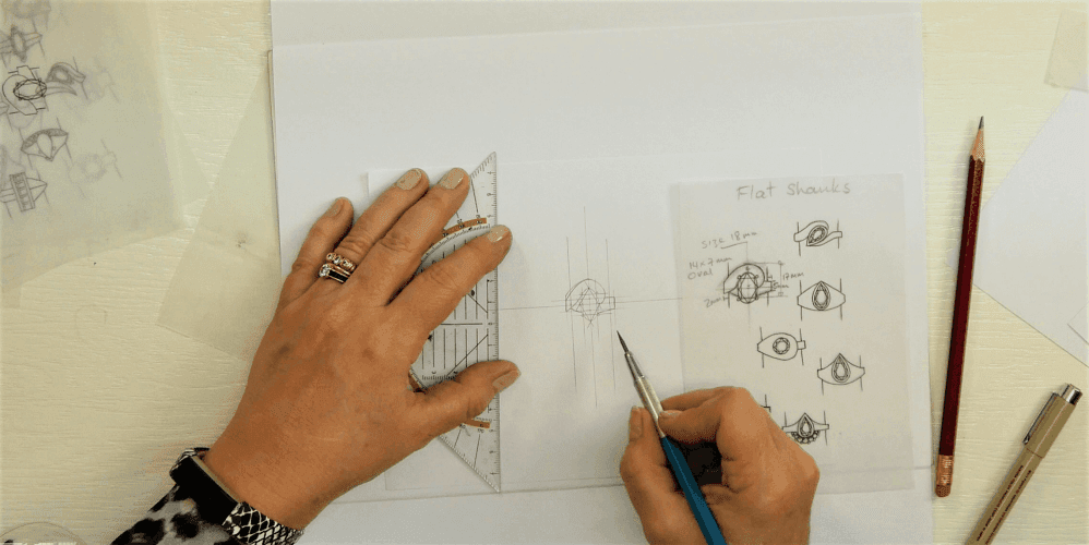 Technical drawing and Counter sketching